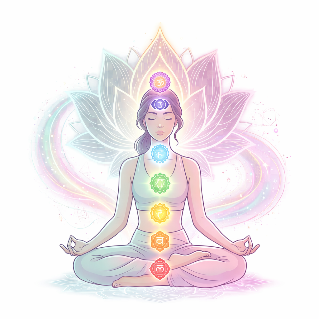 Energy healing chakra meditation for spiritual balance and healing